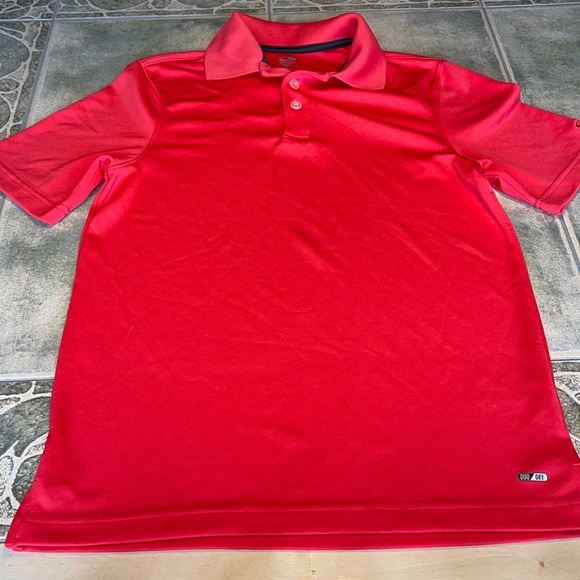 Lot of 8 different colored polo shirts. 💯 polyester. Sz Sm Good used condition. - Picture 4 of 12